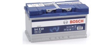 Amazon: Batterie de voiture Bosch S4E10 75A/h - 730A à 117,90€