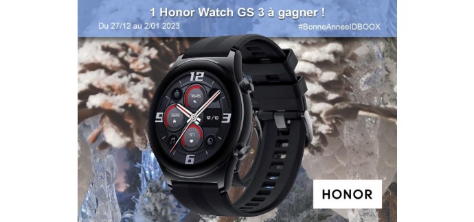 IDBOOX: 1 montre connectée Honor Watch GS 3 à gagner