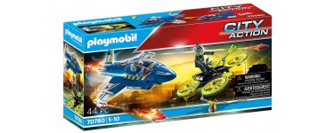Amazon: Playmobil City Action Jet de Police et Drone - 70780 à 25,35€