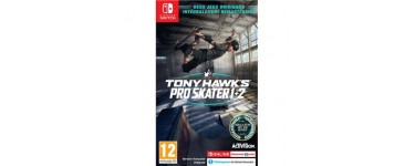 Amazon: Jeu Tony Hawk's Pro Skater 1 & 2 sur Nintendo Switch à 29,99€
