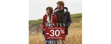 Armor Lux: -30% sur vos achats de vêtements pendant les ventes privées