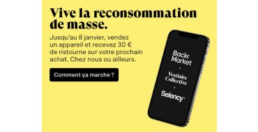 Back Market: Vendez un appareil sur Back Market et recevez 30€ offerts en bon d'achat