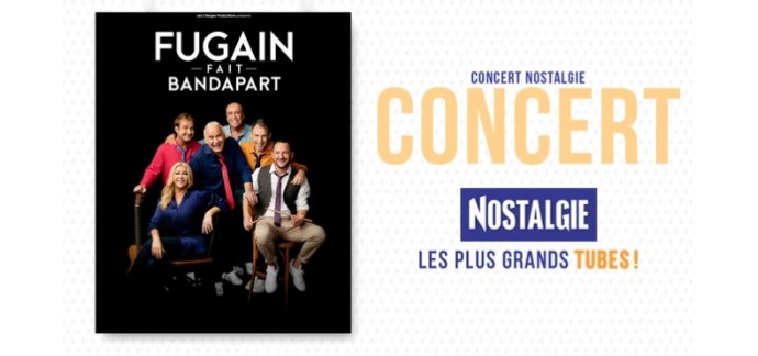 Nostalgie: Des invitations pour le concert Fugain fait Bandapart le 16 janvier à Paris à gagner