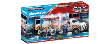 Amazon: Playmobil Ambulance avec secouristes et blessé - 70936 à 52,99€