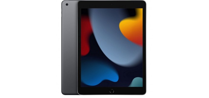 Amazon: Tablette 10,2" Apple iPad 2021 - Wi-Fi, 64 Go, Gris sidéral (9ᵉ génération) à 349€