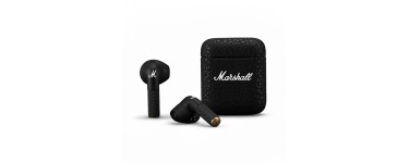 Amazon: Ecouteurs sans fil Marshall Minor 3 - Noir à 78,49€