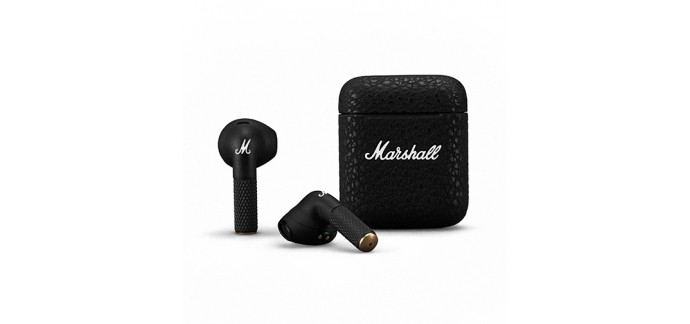 Amazon: Ecouteurs sans fil Marshall Minor 3 - Noir à 78,49€