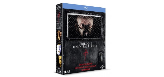 Amazon: Coffret Blu-Ray Lecter - La trilogie : Le Silence des agneaux + Hannibal + Dragon Rouge à 8,49€