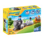Amazon: Playmobil 1.2.3 Train des Animaux - 70405 à 15,96€