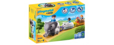 Amazon: Playmobil 1.2.3 Train des Animaux - 70405 à 15,96€