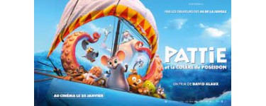 Carrefour: Des places de cinéma pour le film "Pattie et la Colère de Poséidon" à gagner