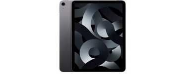 Amazon: Tablette 10,9" Apple iPad Air 2022 - Wi-FI, 64 Go, Gris sidéral (5e génération) à 669€