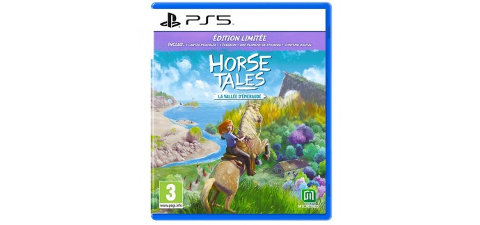 Amazon: Jeu HORSE TALES - La Vallée d’Emeraude sur PS5 à 33,90€