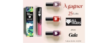 Gala: Des lots de produits de maquillage All Tigers à gagner