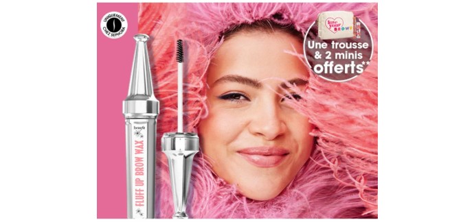 Sephora: Une trousse + 2 minis produits en cadeau dès 35€ d'achat dans la marque Benefit Cosmetics