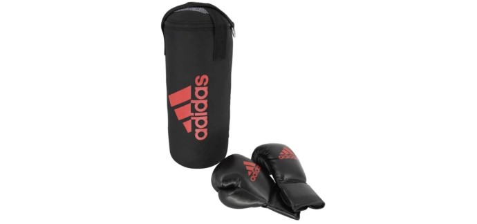 Go Sport: Kit sac de frappe + gants de boxe Adidas pour enfant à 32,49€
