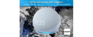 IDBOOX: 2 enceintes connectées Amazon Echo Dot 5 à gagner