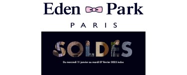 Eden Park: Soldes jusqu'à -30% et -10% supplémentaires dès 3 articles achetés