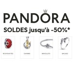 Pandora: Soldes Jusqu'à -50% sur une sélection de bijoux 