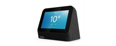 Darty: Enceinte intelligente sans fil Lenovo Smart Clock 2 - Noir à 29,99€