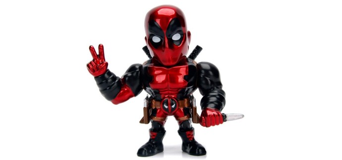 Amazon: Figurine Jada Marvel Deadpool - 10cm, métal à 6,50€