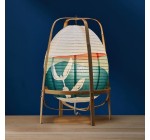 Nature et Découvertes:  Lampe d'intérieur en bambou en solde à 11,99€