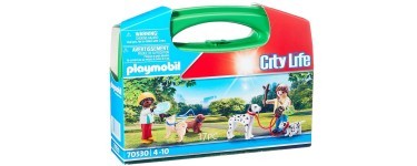 Amazon:  Playmobil Valisette Enfants et Chiens - 70530 à 6€