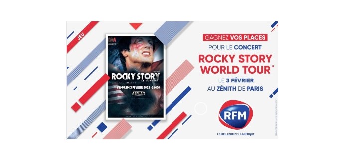 RFM: Des invitations pour le concert "Rocky Story World Tour" à gagner