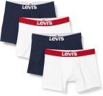 Amazon: Lot de 4 boxers Levi's pour homme à 23€