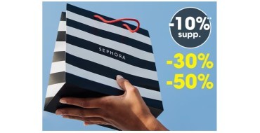 Sephora: -10% supplémentaires sur une sélection de produits soldés sur l'application