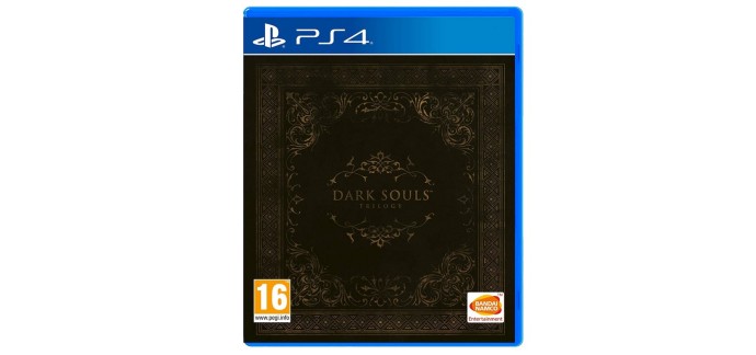 Amazon: Jeu Dark Souls Trilogy sur PS4 à 34,20€