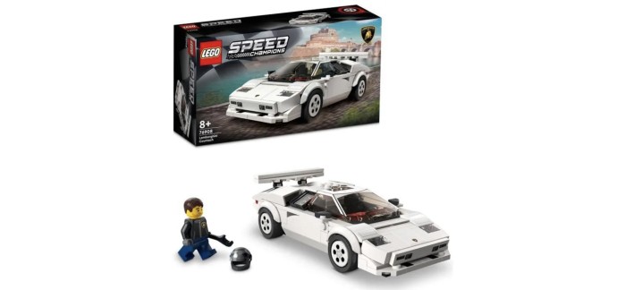 Amazon: LEGO® Lamborghini Countach - Speed Champions - 76908 à 16,49€