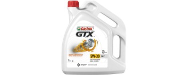 Amazon: Bidon huile moteur Castrol  GTX 5W-30 RN17 - 5L à 32,99€