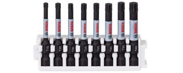 Amazon: Assortiment de 8 embouts de vissage Bosch Impact Control Pick and Click à 9€