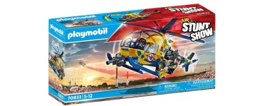 Amazon: Playmobil Air Stuntshow Hélicoptère et équipe de Tournage - 70833 à 13€