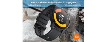 IDBOOX: 1 montre connectée Xiaomi Watch S1 Active à gagner