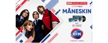 RFM: Des packs CD + vinyle de l'album "Rush" de Maneskin à gagner