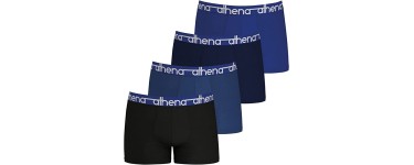 Amazon: Lot de 4 boxers homme Athena Easy Jean à 18,75€