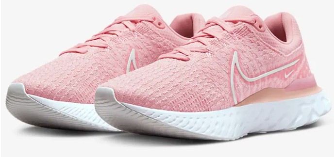 Nike: Chaussures de running femme Nike React Infinity 3 à 95,97€