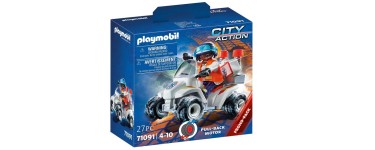 Amazon: Playmobil City Action Secouriste et Quad - 71091 à 7,13€