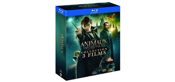 Amazon: Blu-Ray Les Animaux fantastiques + Les Crimes de Grindelwald + Les Secrets de Dumbledore à 15€