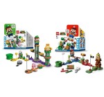Amazon: Pack LEGO Super Mario : Les aventures de Mario (71360) + Les aventures de Luigi (71387) à 68,78€