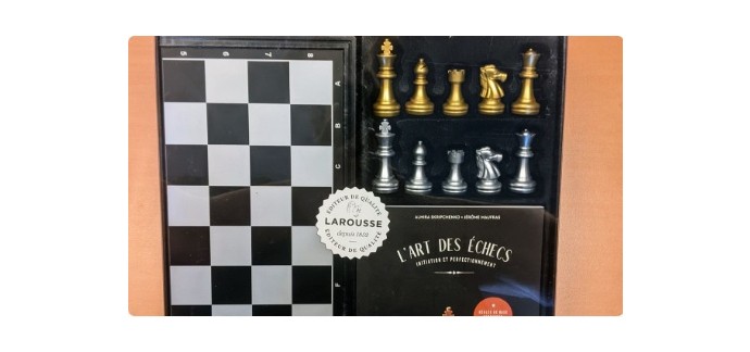 France Bleu: 1 coffret "L'Art des échecs" à gagner