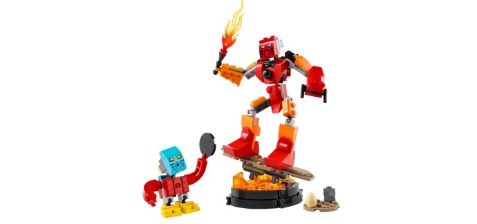 LEGO: Ensemble LEGO Icons BIONICLE Tahu et Takua en cadeau dès 100€ d'achat