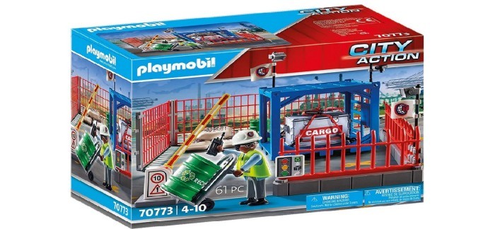 Amazon:  Playmobil City Action Espace de Stockage - 70773  à 12€