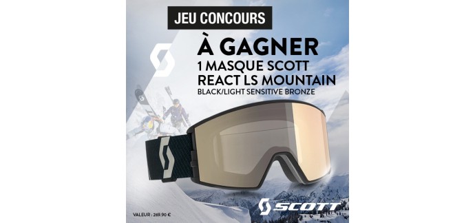 Ekosport: 1 masque de ski Scott React LS Mountain à gagner