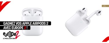 Virgin Radio: 1 paire d'écouteurs Apple Airpods 2ème génération à gagner