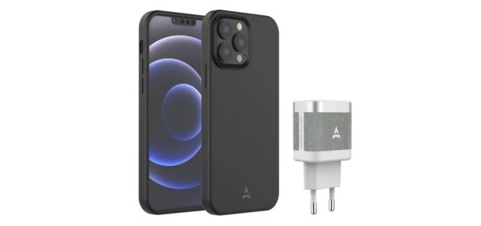 Boulanger:  Pack Coque + Chargeur 30W ADEQWAT pour iPhone 13 Pro Max à 10€