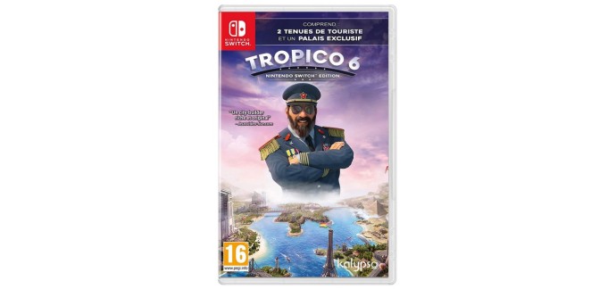 Amazon: Jeu Tropico 6 sur Nintendo Switch à 28,98€