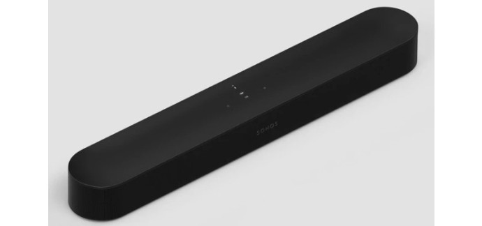 Darty: Barre de son Sonos Beam Gen 2 - Dolby Atmos, Noir à 425,07€